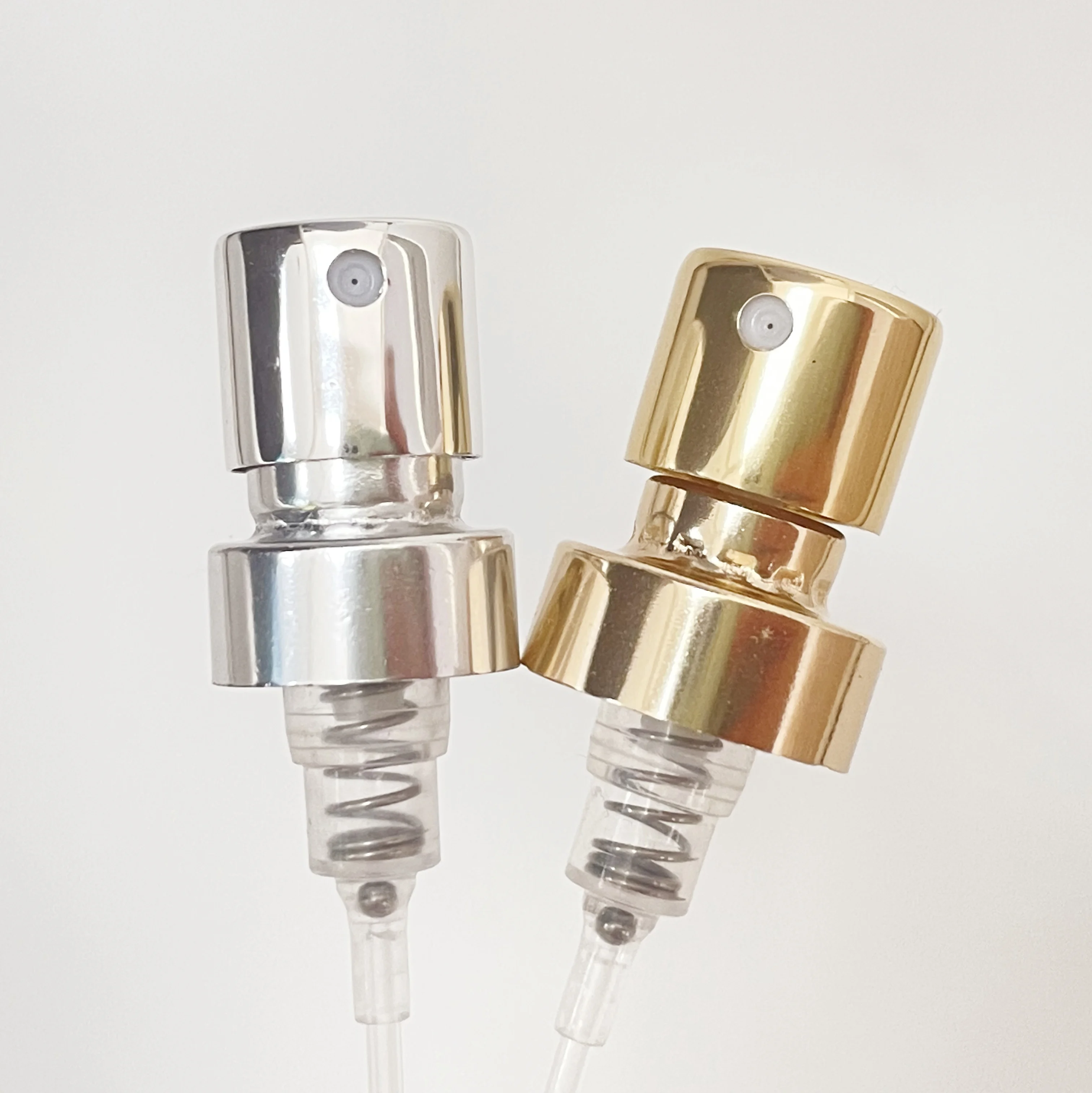 FEA 13mm 15mm 18mm 20mm aluminium-plastic material perfume pump sprayer gold silver black crimpless spray pump