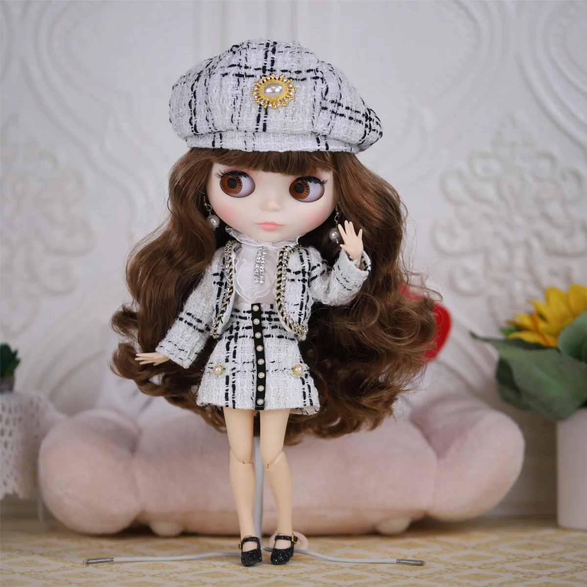 Ледяной DBS Blyth 11 8 дюйма передняя панель Озон тела bjd для девочек diy матч кружевное платье в кукольном стиле Подарочные