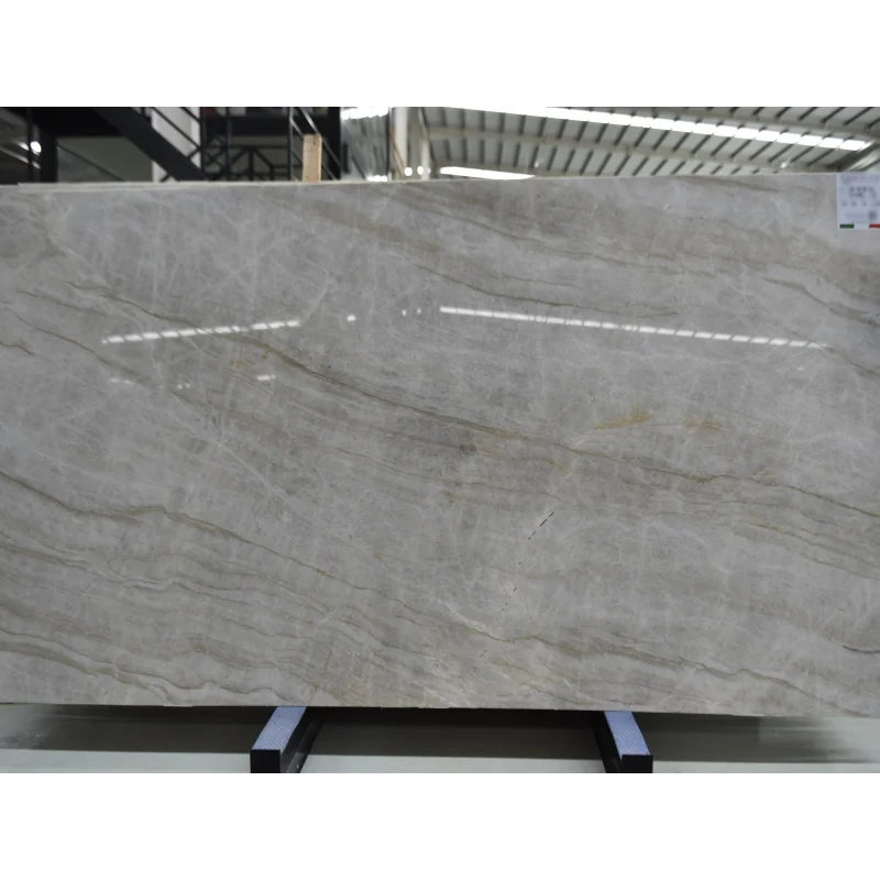 SHIHUI Polished Modern Luxury Natural Stone Taj Mahal Quartzite Slab Popular Beige Perla Venata Marble Interior Wall Floor