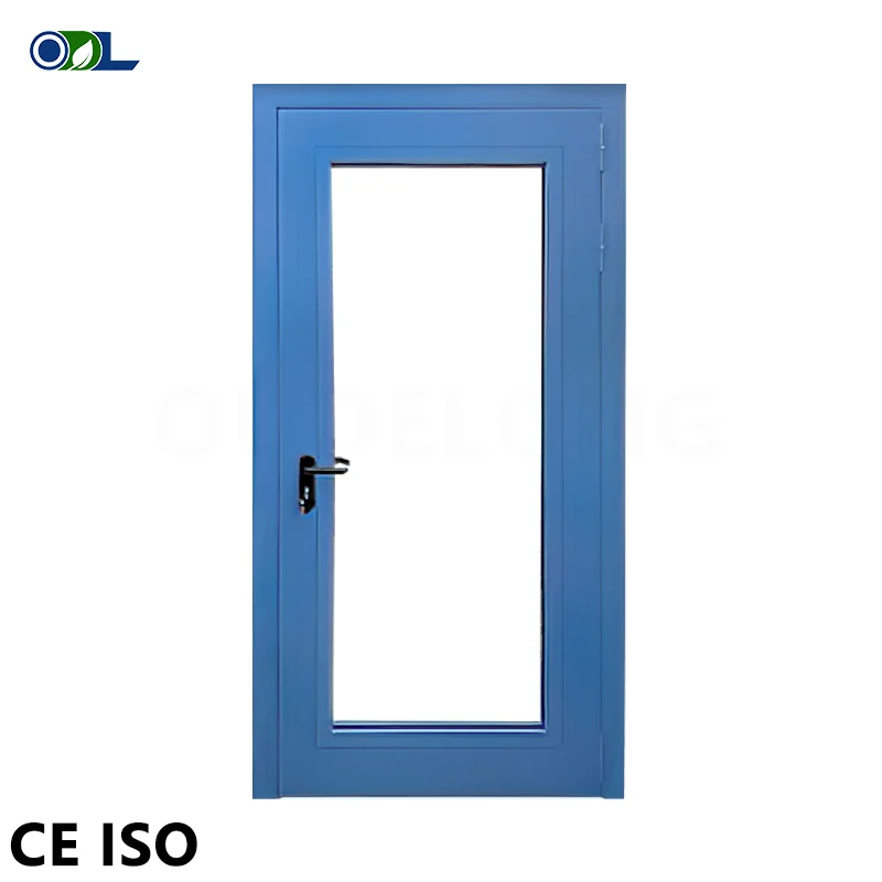 GMP standard large glass clean window door magnetic interlock clear door clean door