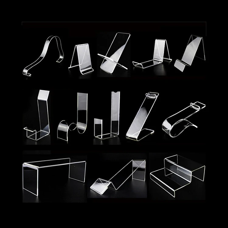 Factory Direct Sell Acrylic Transparent Shoe Store Display Holder Stand Support Rack