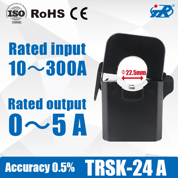 High Efficiency 15 Mva Power Flexible 05s Rogowski Coil 23kv AC DC Current Transformer