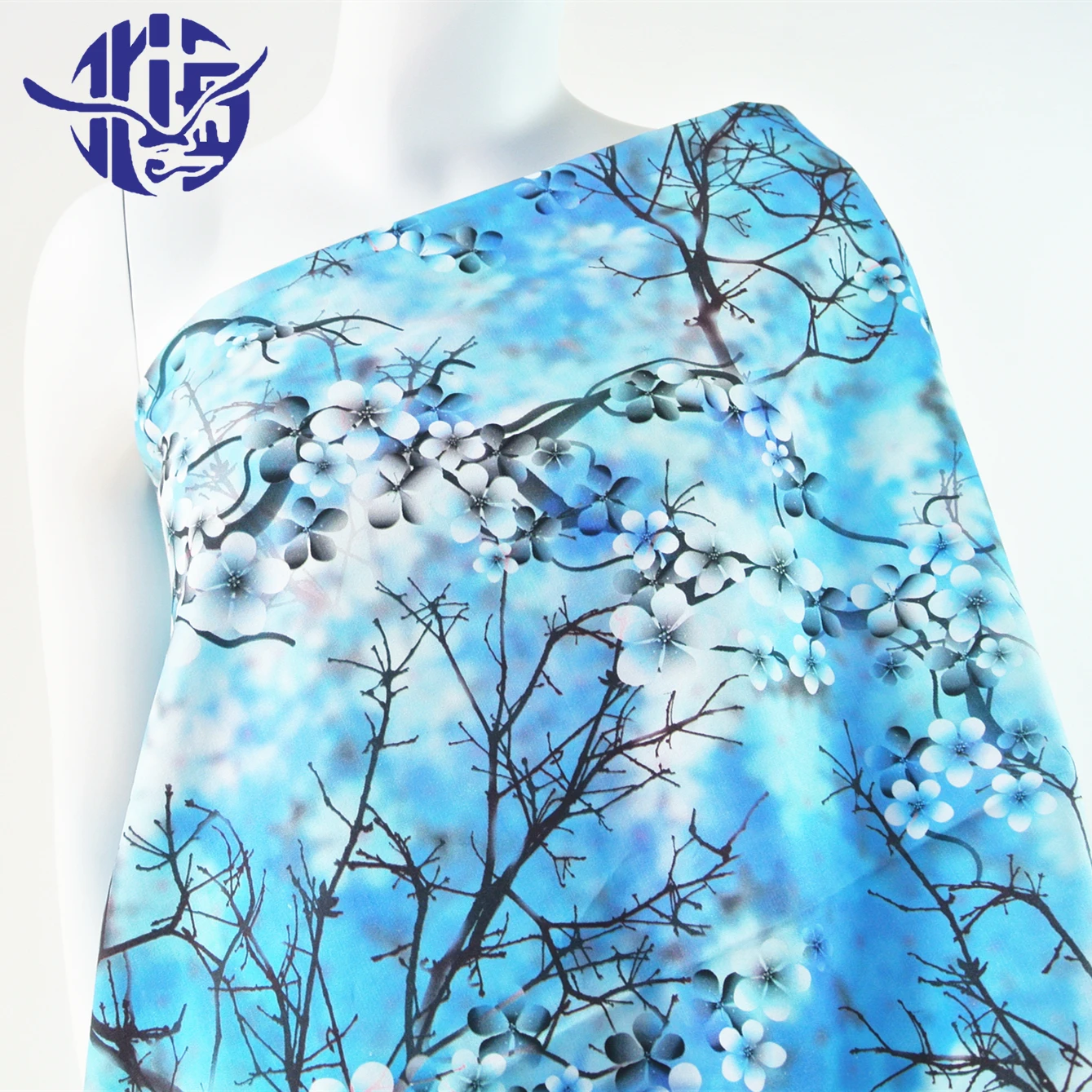 
OEM accept order with pattern tshirt printing cotton sanding gauze card gerige fabric 