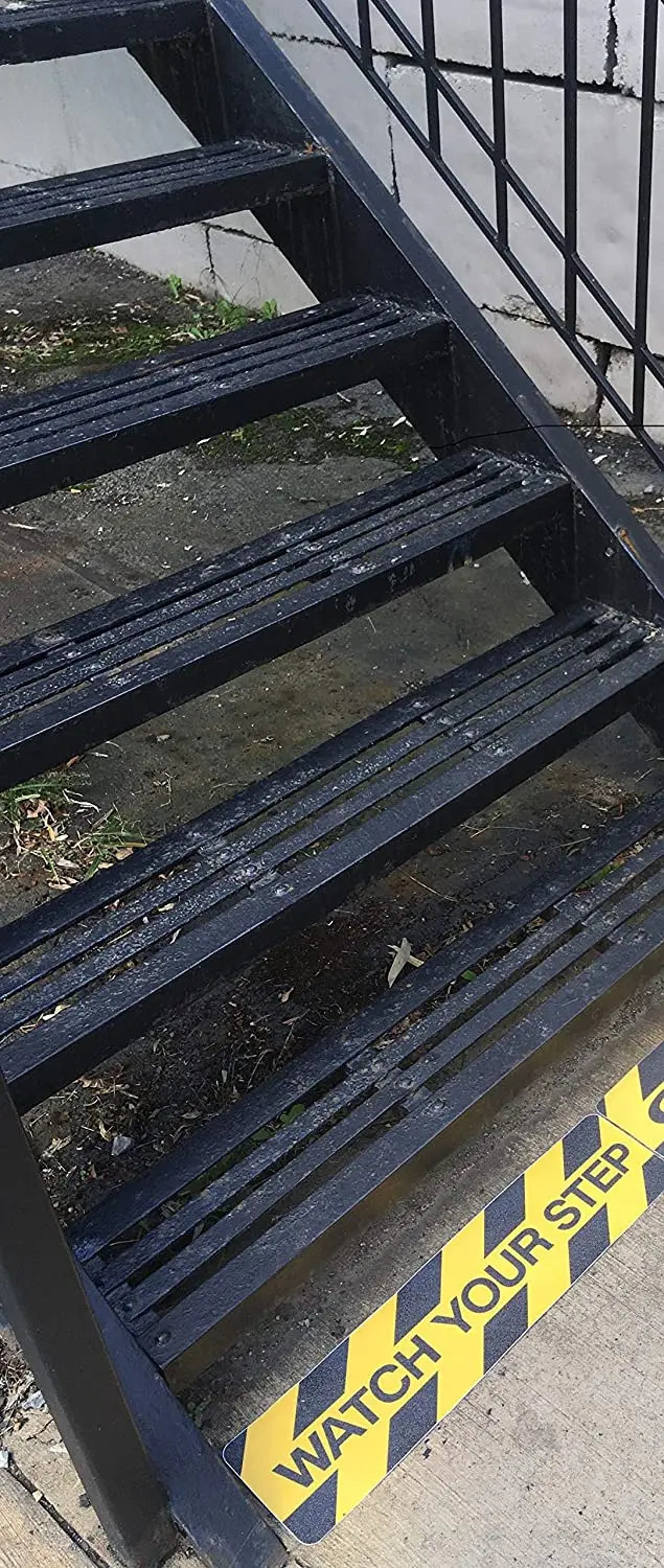 Professional Tape Manufacturer Anti Slip Warning Sign Sticker Watch Your Step Floor Tape