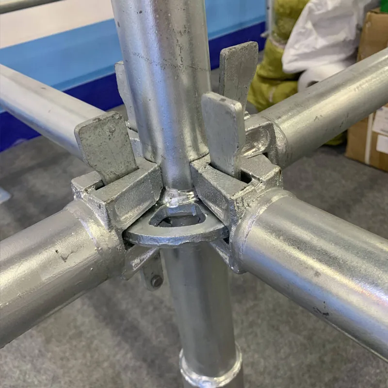 Construction site plate external wall scaffold reinforcement  ringlock scaffolding