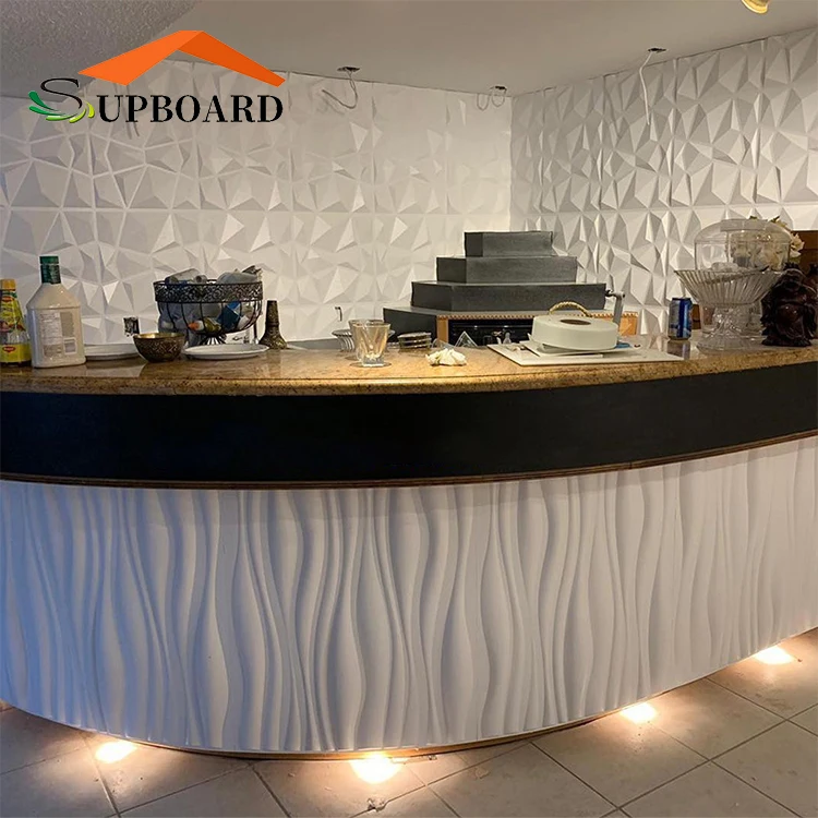 Interior Design Plastic PVC 3D Wall Panel Waterproof