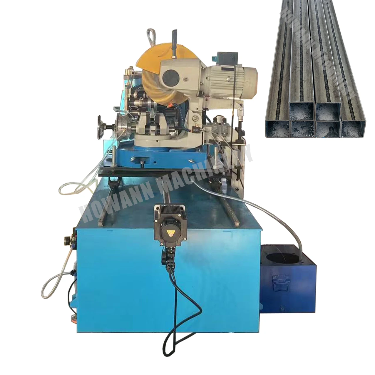 High Quality on Line Laser Cutting Round Square Rectangular Tube Pipe Production Mill Machines