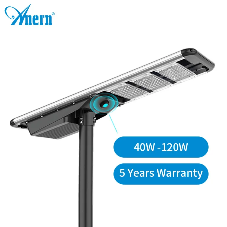 Explosion proof outdoor 60 watt led solar street light with camera