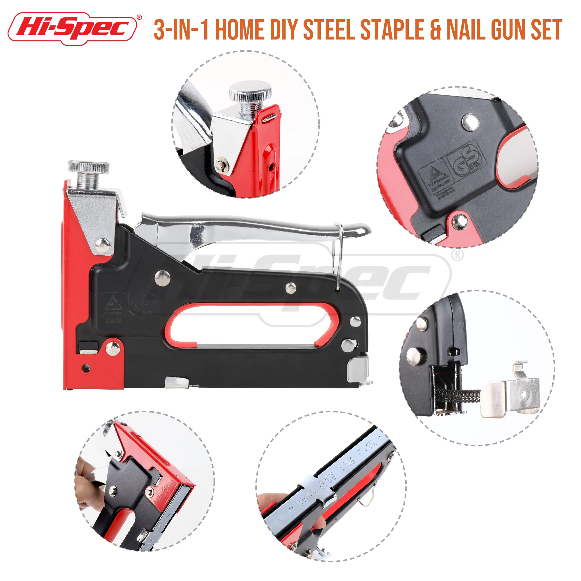 Shoot Hand Tool Manual Steel Nail Stapler Machine Gun Framing Cordless Nail Gun For Wood