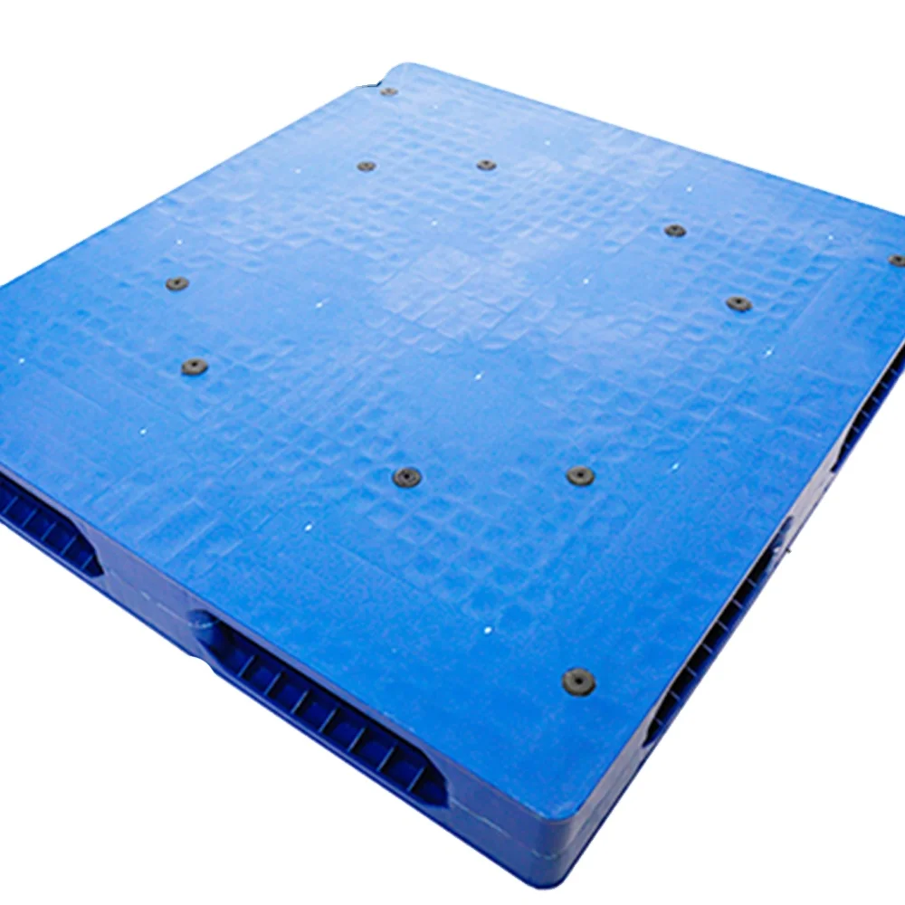 Double Faced Smooth Surface Cheap Heavy Duty Large Warehouse Storage Grid Surface HDPE Plastic Pallet for sale