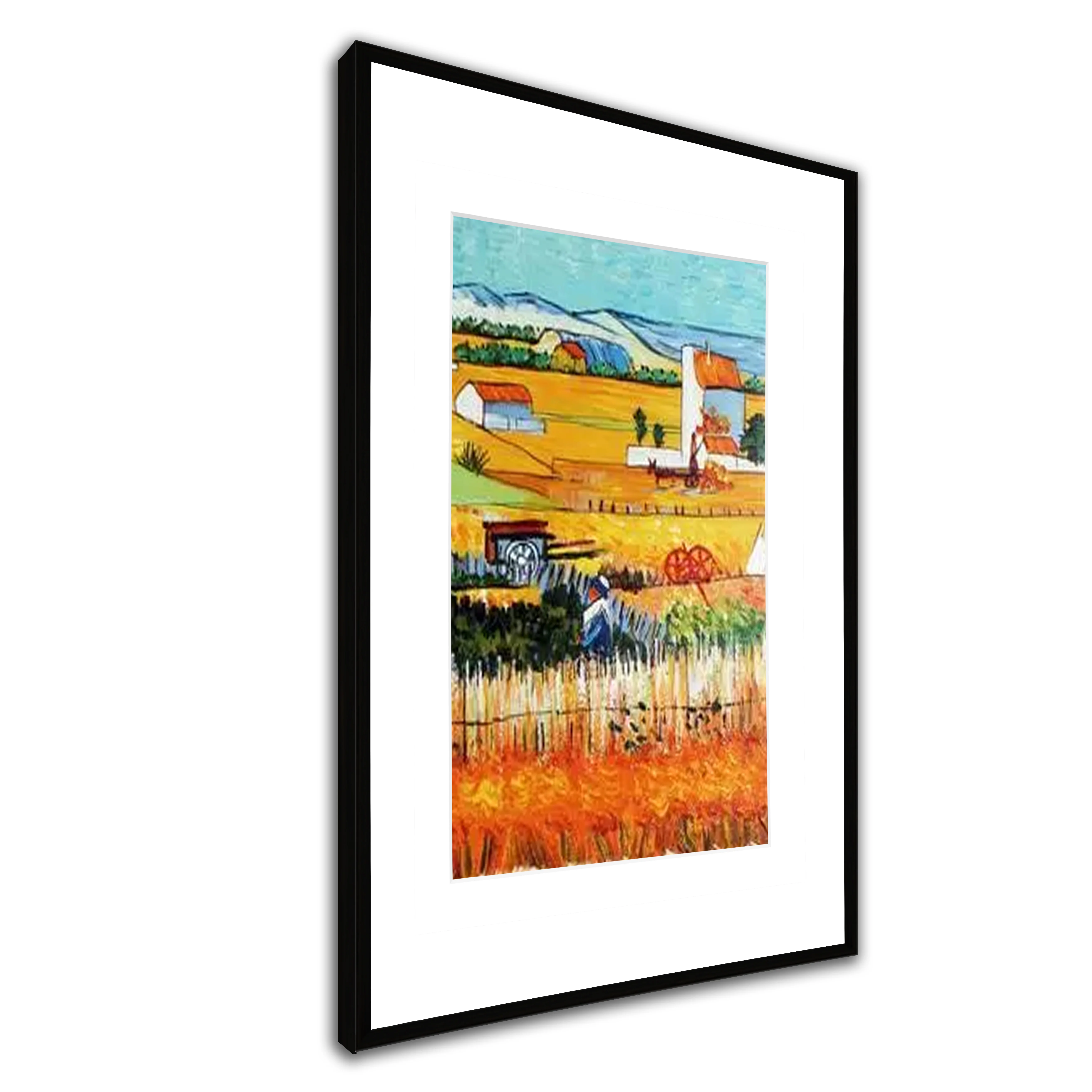 Custom Sized A1 A2 A3 A4 A5 Plastic Black Framed Sublimation Art Picture Photo Wall Poster Frames For Display Hanging