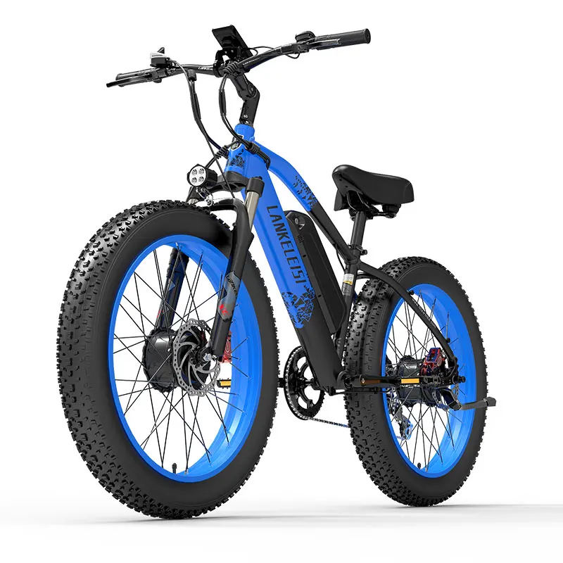 Hot Sale Disc V Brake 7 Speed 26 Inch For Adults Full Suspension 1000W Motor Cycle E-mtb Electric Mountain Bike