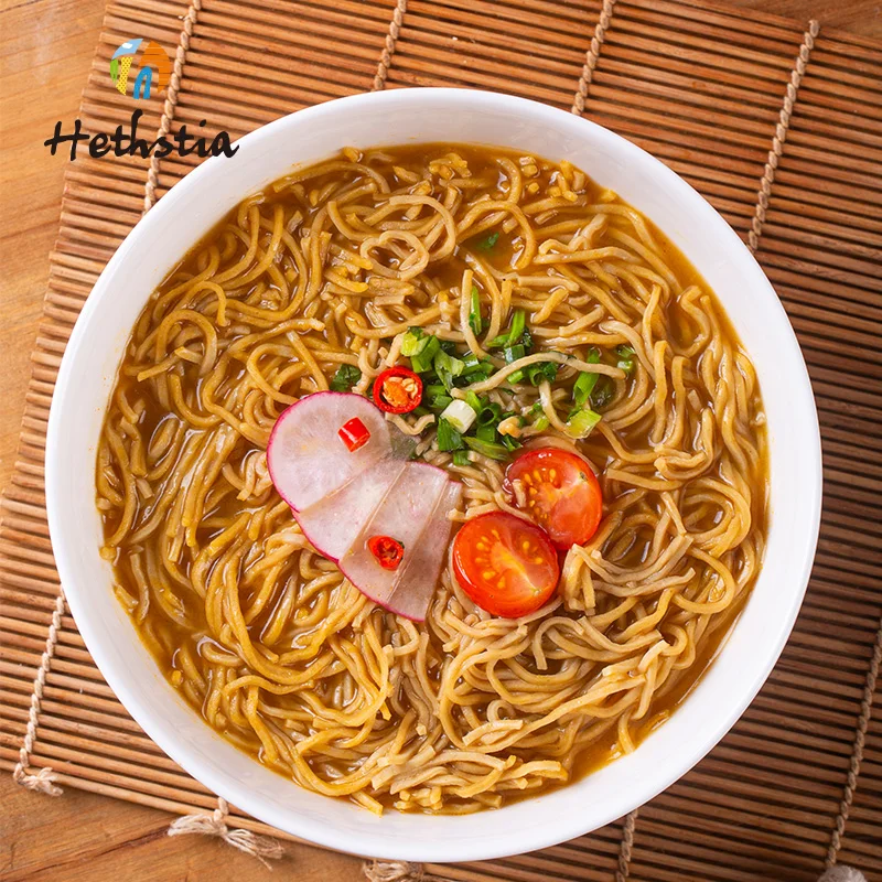 Plant-Based Bean Noodles 32g Protein Lower Carb Low Fat Air Dried Instant High Protein Beef Flavor Ramen