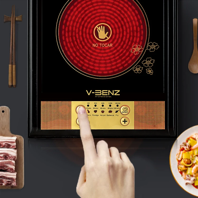 
V-BENZ Hot Sale household Promotion Ultra Slim Touch Control electric induction cooker 