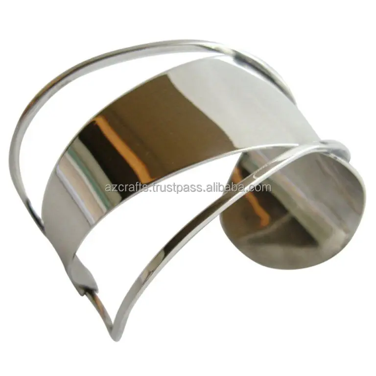 Latest Designs of Brass Silver Plated Cuff Bracelet