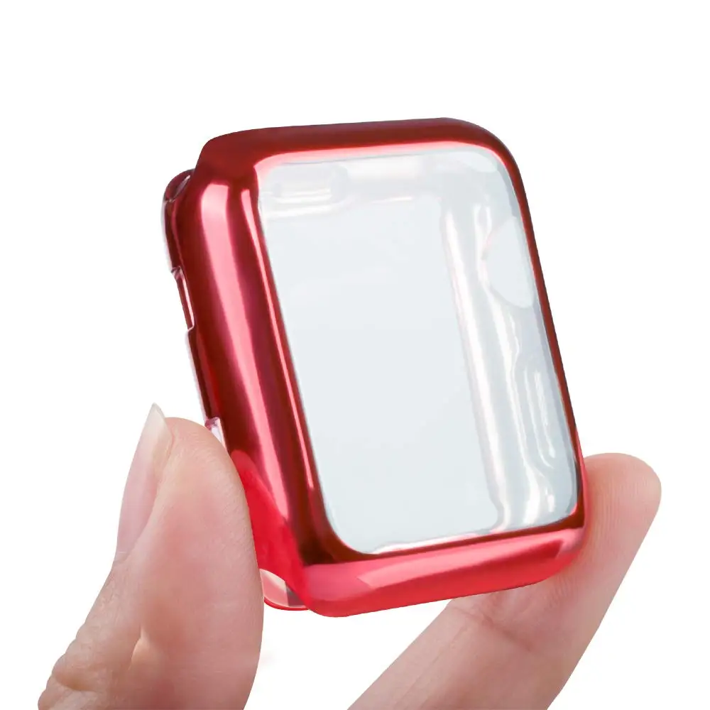 For Apple Watch Case Cover 42mm 38mm Protector Bumper Case Ultra-Slim Lightweight Protective Guard for Apple Watch Series 3/2/1