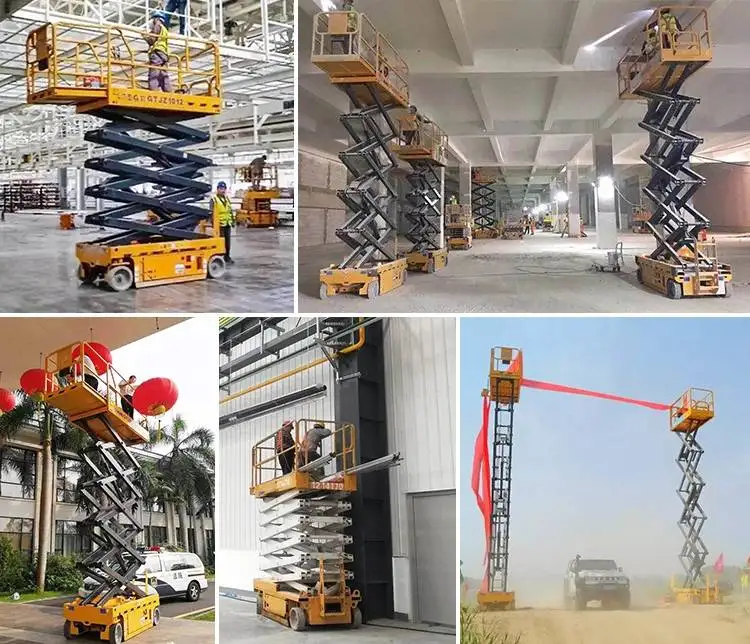 Горячая Распродажа 12 м ножничный подъемник гусеничного типа Manlift CFPT1012LD МОБИЛЬНЫЙ