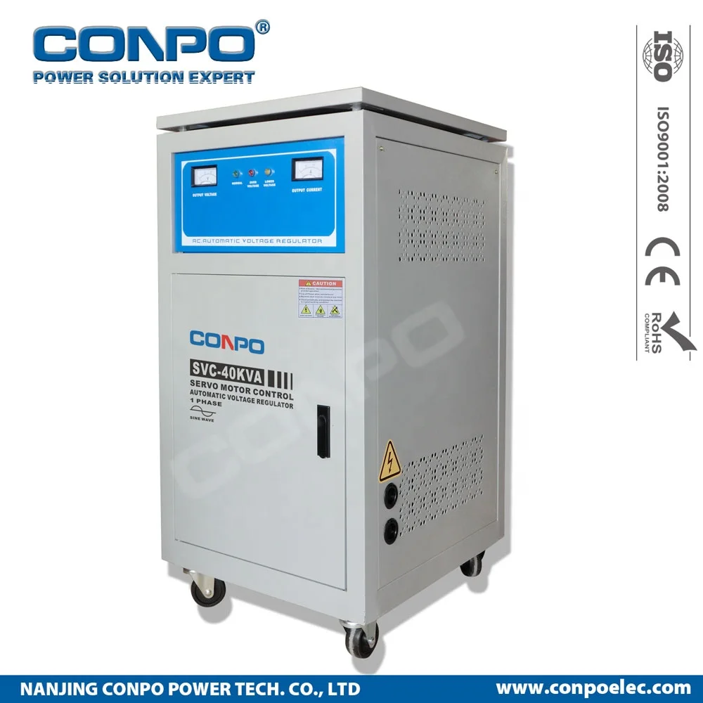 SVC-2000VA(new) 2KVA Single Phase Servomotor-type high accuracy AC Automatic Voltage stabilizer regulator AVR 220V/110V, CE RoHS