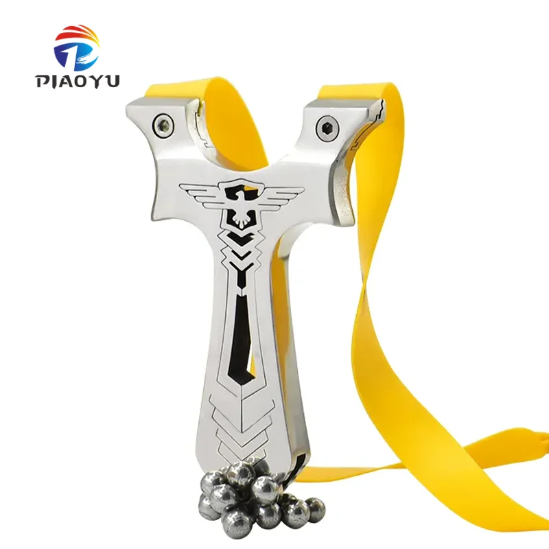 Powerful shooting slingshot with magnet stainless steel portable slingshot outdoor hunting sling shot