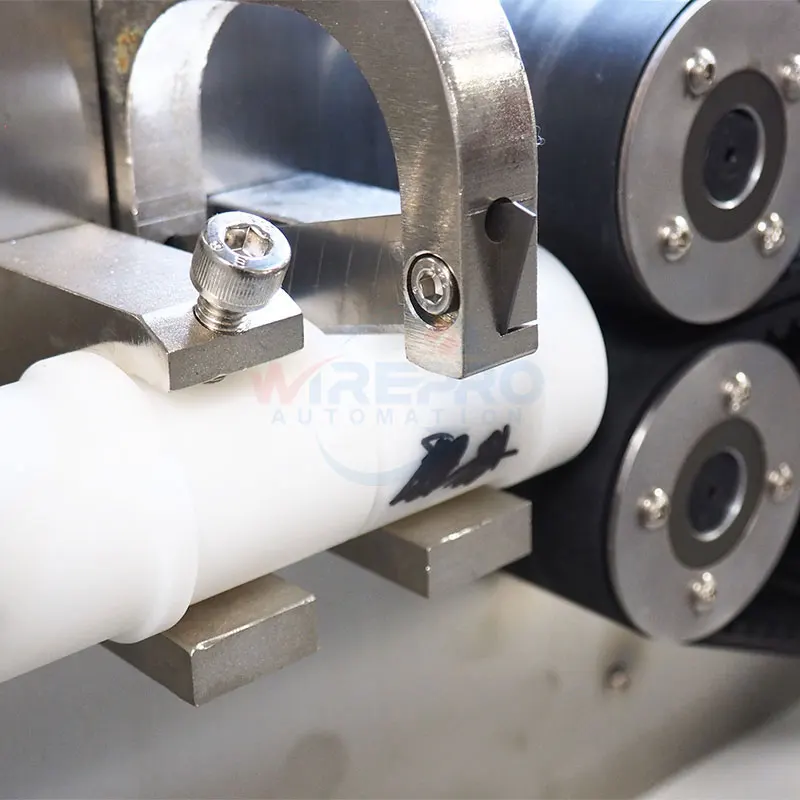 CB-U02 Corrugated tube high speed automatic cutter plastic hose pvc pipe shrink pipe hose cutting machine