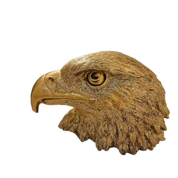 Selling Home Accessories Design Ornaments Home Decoration Luxury Modern Art Eagle Head Statues Home Decor Sculpture