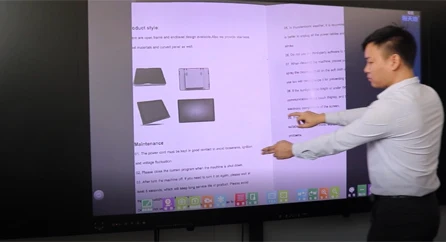 All in one touch screen smart e-blackboard lcd nano smart blackboard