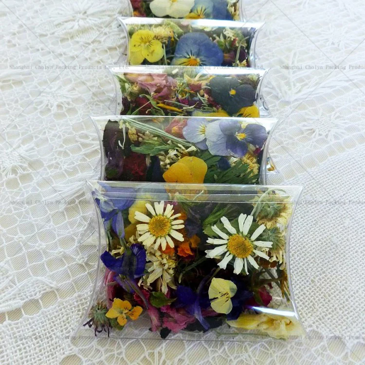 Wholesale customized transparent pvc pillow shaped plastic can cosmetic mixer sponge puff foundation make-up packing box