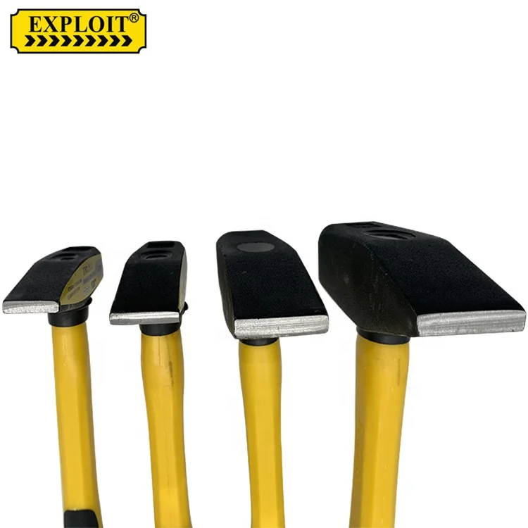 Ручные инструменты для конструирования, 1000 г, молотки для машиниста, механический молоток для машиниста из углеродистой стали с ручкой из термопластичной резины