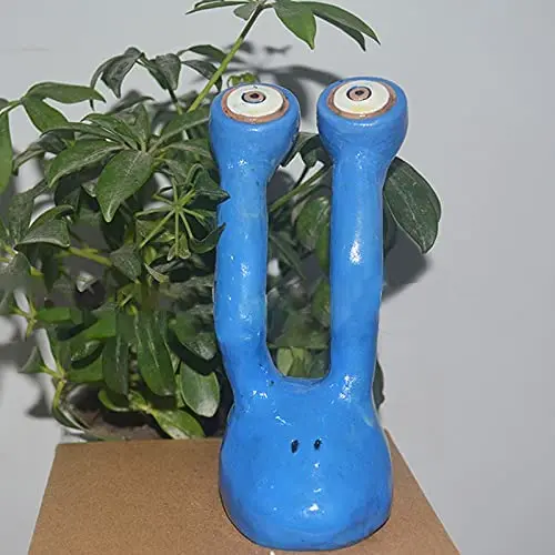 Creative Snail Eye Garden Decor, Hand-Painted Resin Crafts Desktop Decoration for Home Garden Courtyard Indoor Outdoor Decor