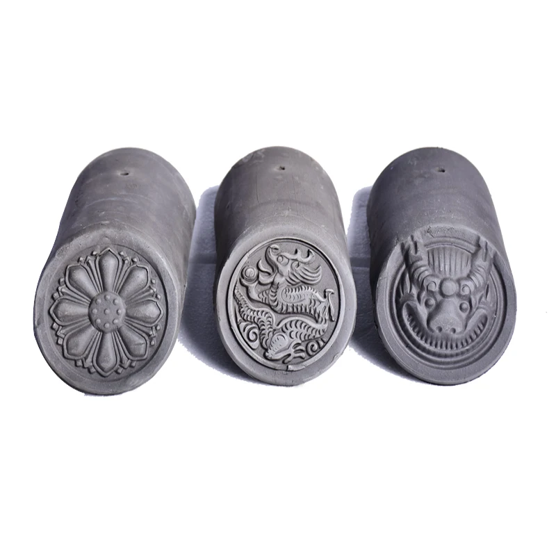 Japanese roof tiles curved decorative temple roof tile