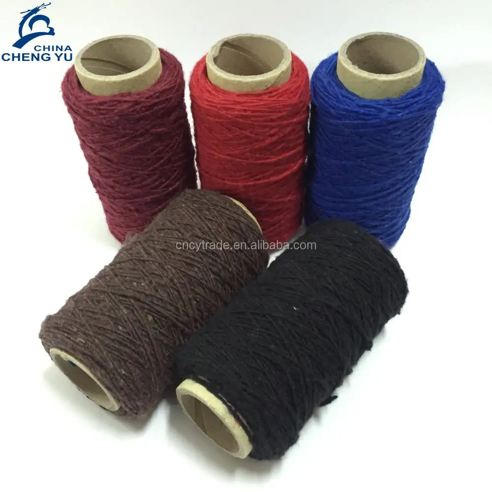 Wholesale 24s 26s 28s 30s Low Price Regenerated Weaving Blanket Recycled Cotton Weaving Knitting Yarn