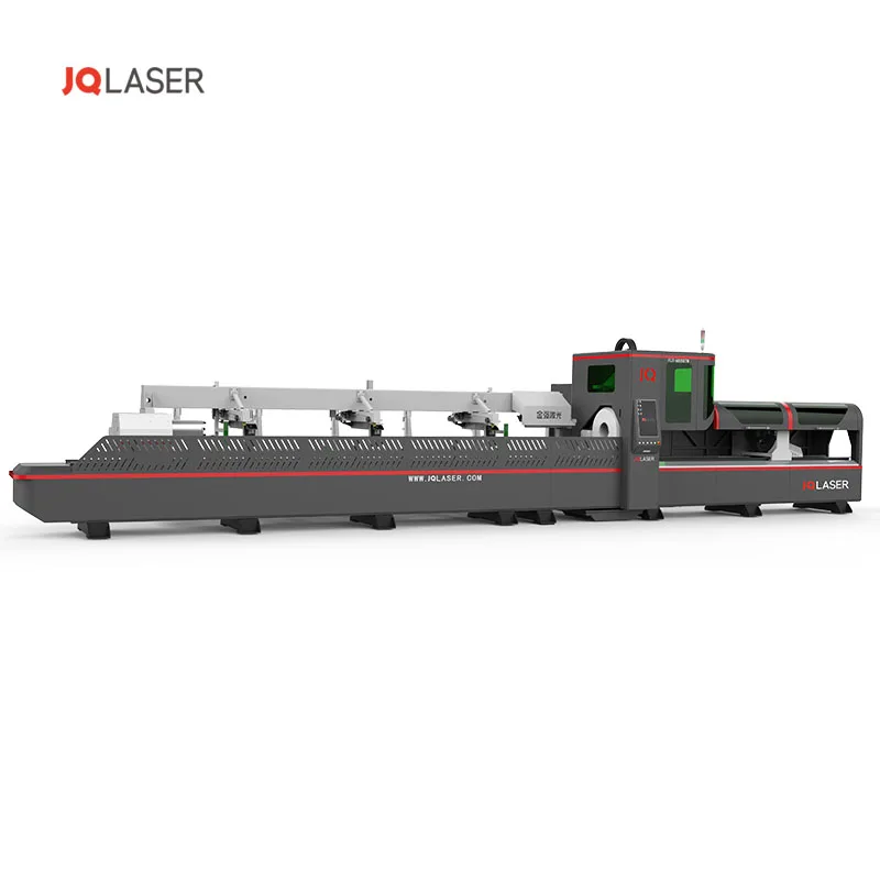 6 9 12 meters 6 kw to 12 kw Automatic Metal Round Square Pipe Tube Fiber Laser Cutting Machine