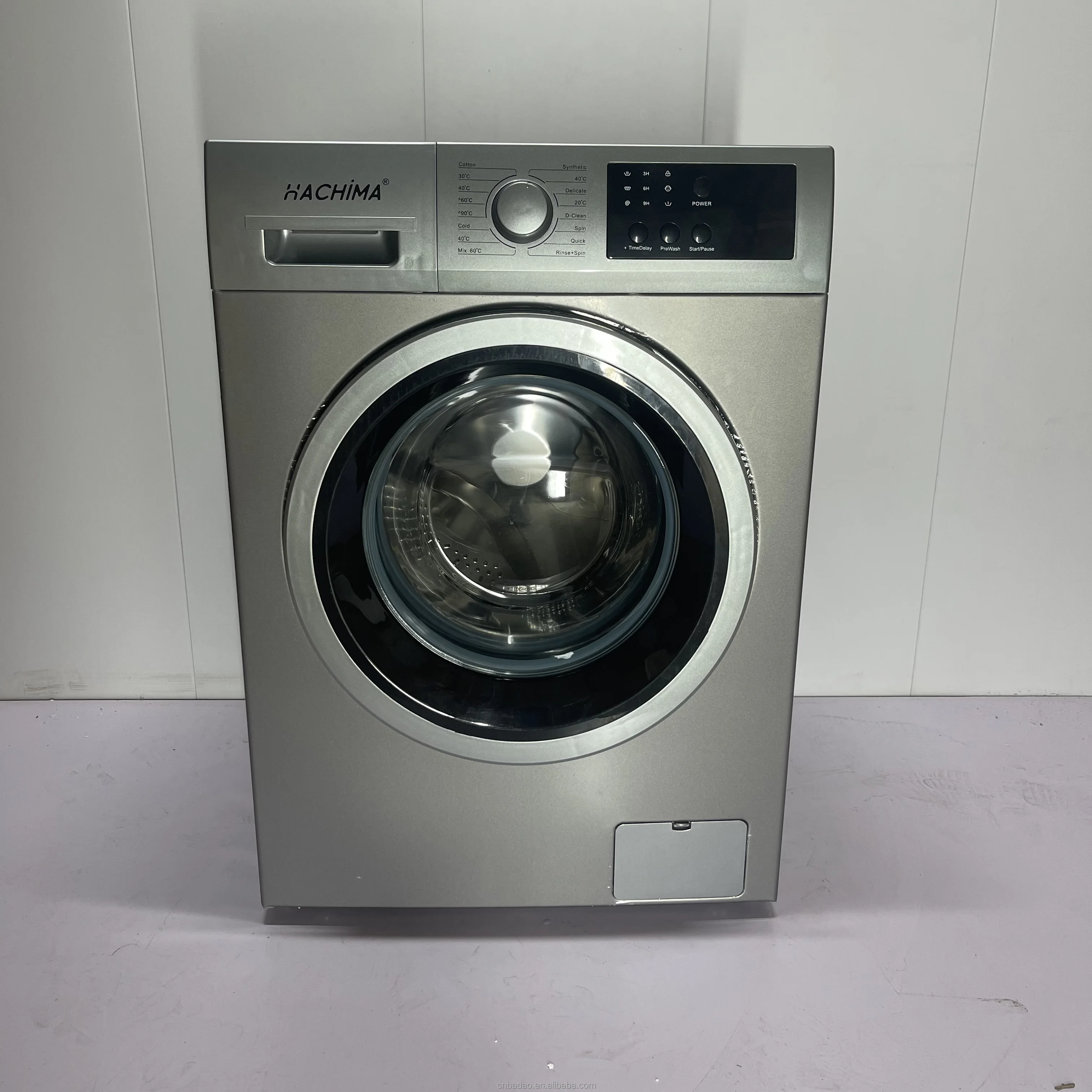 Household 10KG front loading washing machine fully automatic with inverter dryer wash clothes big capacity