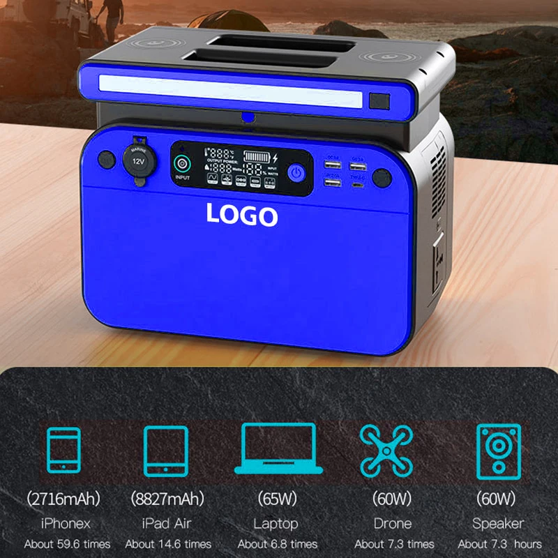 500 Watt Backup Battery Power Station Solar Power Generator For Home / Mini LiFePO4 Charging Solar Portable Power Station