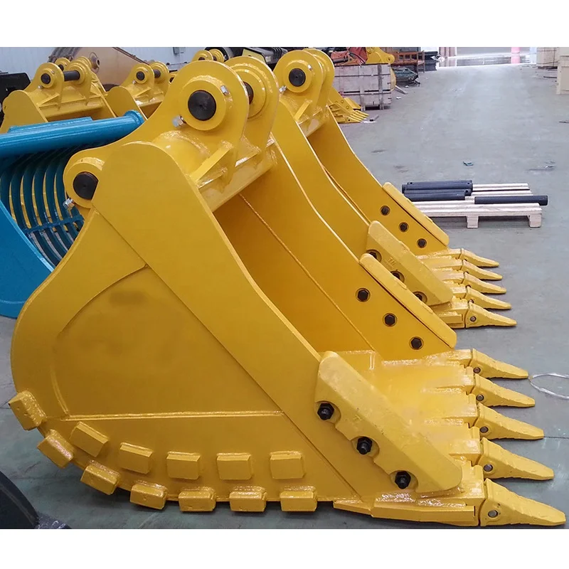 Heavy Duty Digging Rock Standard 2m3 Bucket 30 Ton Big Excavator Rock Stone Bucket Price For Komatsu PC300