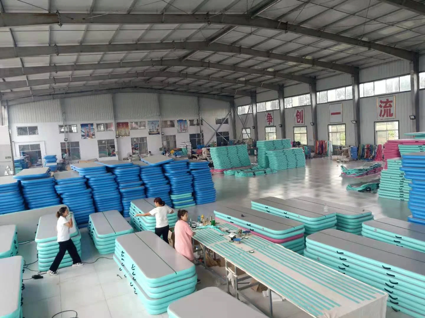 Air Track Factory Gym Equipment Home Air Track Tumbling Mat 13 Ftfitness Gymnastics Floor Tumbling Air Mat For Sport