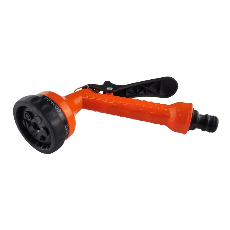 Garden Water Guns hand hose nozzle car washing gun 6-Pattern Metal Hand Watering Gun Garden