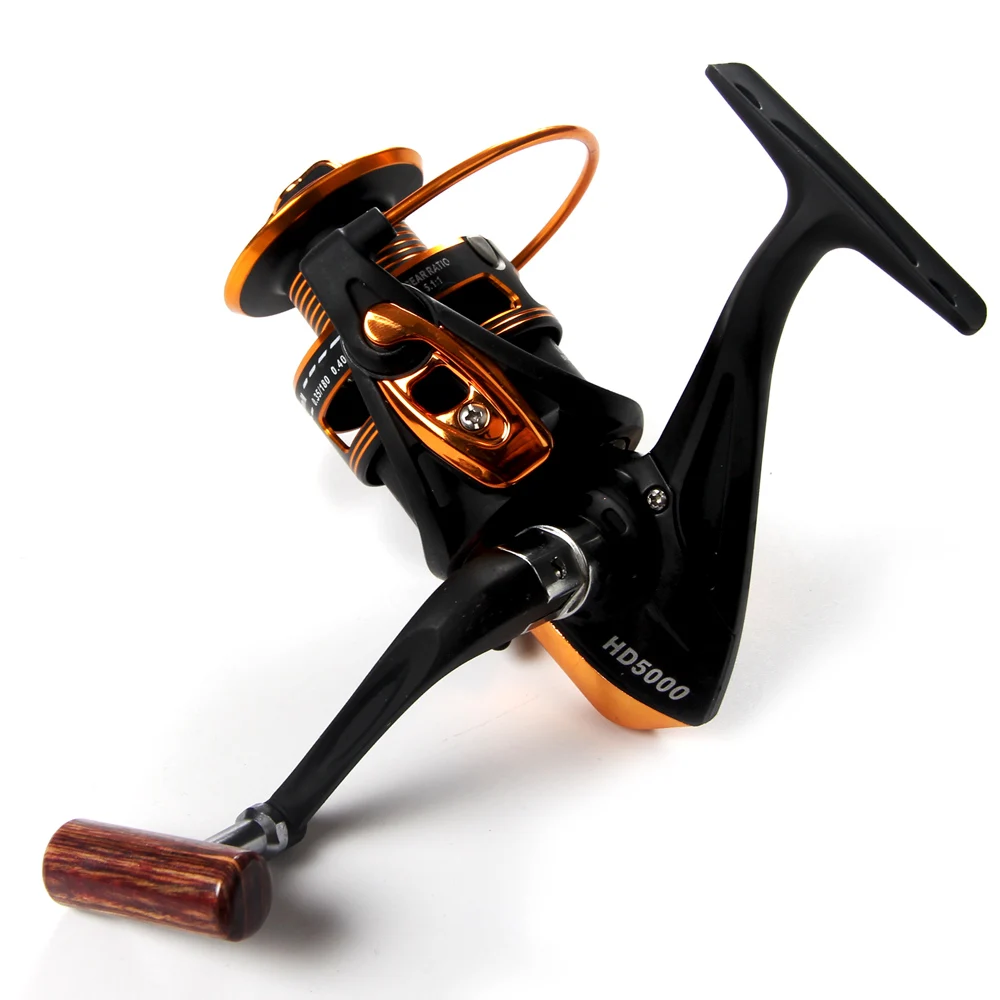 HD5000 wholesale instant anti-reveerse roller bearing spinning fishing reel