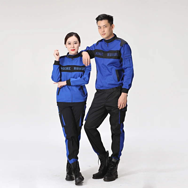 Hot sale work out clothes men car maintenance uniforms women work clothes office