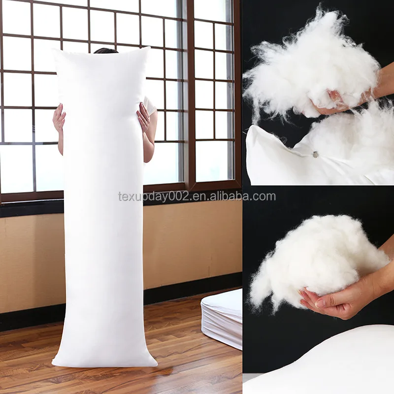 Wholesale Custom Size Soft Breathable Feather Cotton Full Long Bed White Large Anime Body Pillow Cushion Insert Core