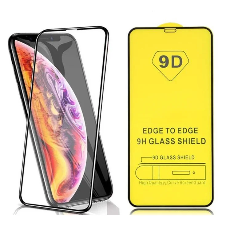 Для iPhone 12 защита экрана без пузырьков 9D 9H твердость взрывозащищенное Закаленное стекло для мобильного телефона для iPhone 12 Pro Max Xr