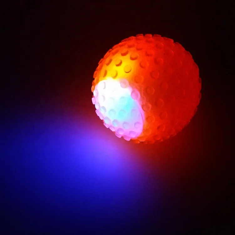 LED ball toy for dog play attractive toy bounce ball