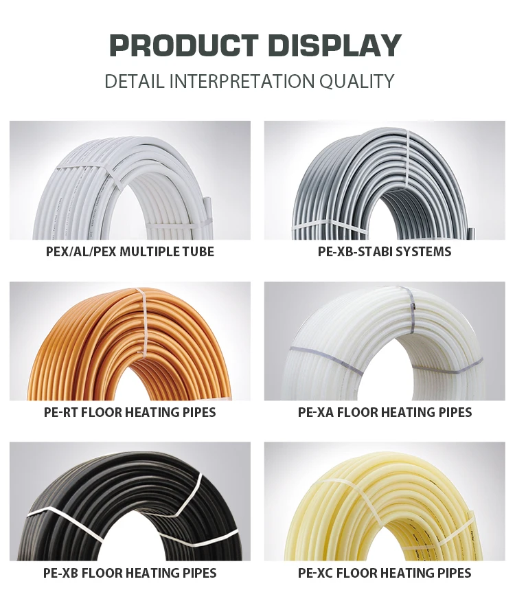 IFAN Pex Floor Heating System Pex Pipe Plastic Floor Heating PERT Pipe Pex Tube Underfloor Heating System