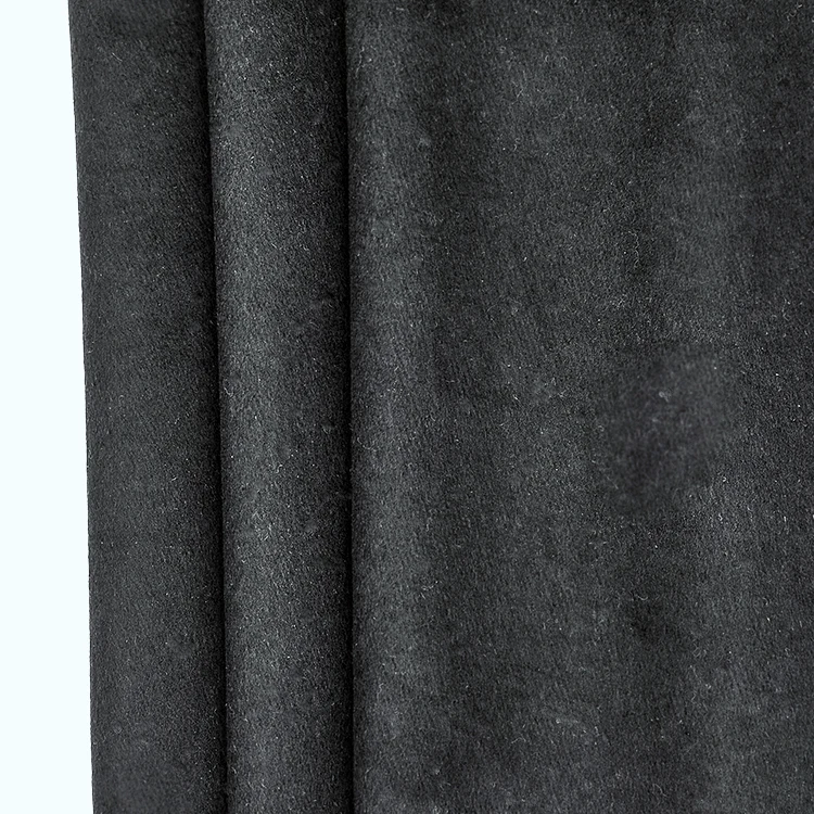400GSM 50% wool Single side overcoating woolen fabric for winter jacket in stock items