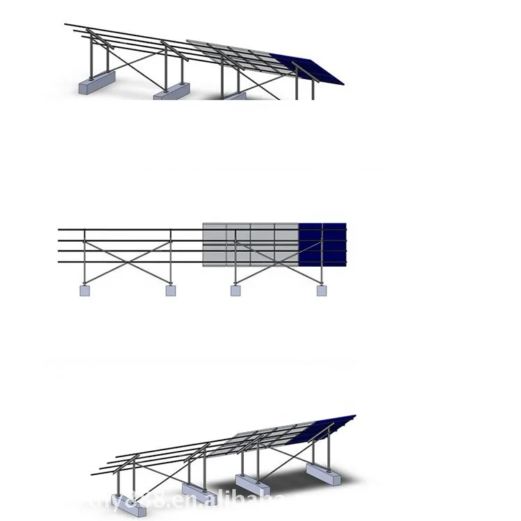 Renewable Energy Ballasted Solar Racking Mounting, Solar Panel Mount Metal Roof