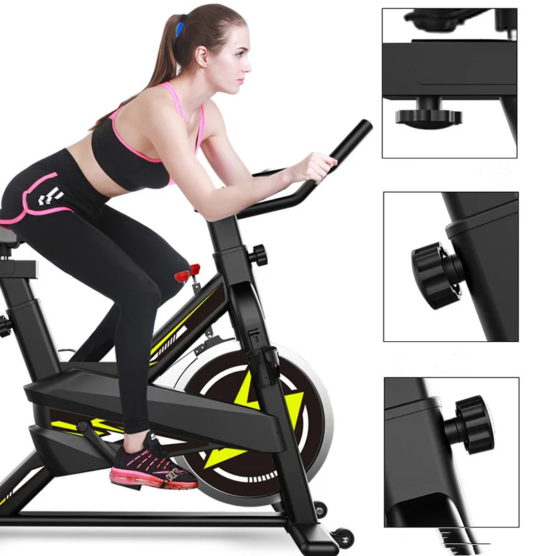 The spinning top makes the home pedal a Chinese controlled magnetic bicycle using a smart exercise indoor spinning bicycle to sp