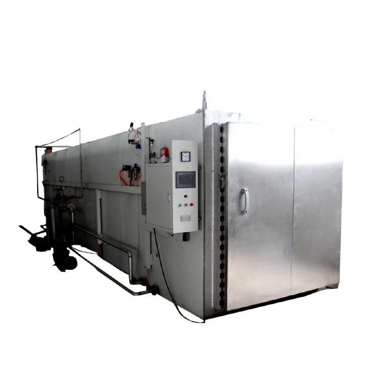 Mushroom growing equipment square double door autoclave sterilizer substrate sterilizing machine for production