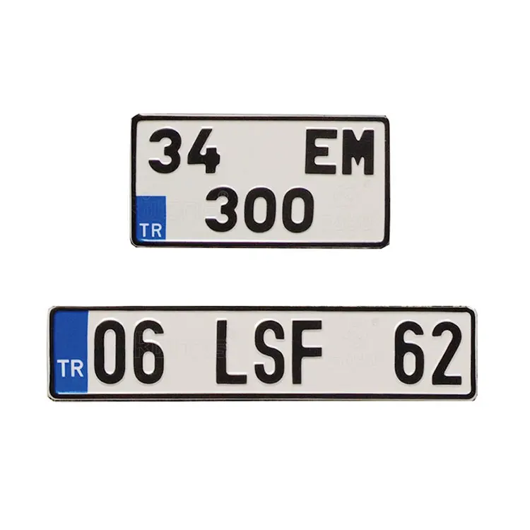 Factory Price Wholesale Vehicle Registration Plates Aluminum Customized Car Plate Number