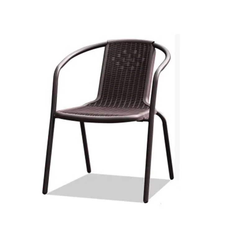Factory living room chairs outdoor rattan cafe chair wicker patio garden furniture rattan modern dining chairs
