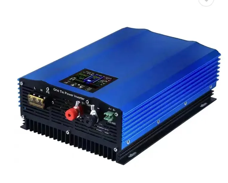 Guvenlik High Quality 1000W 1200W Grid Tie Hybrid Solar Pv Inverter With Limiter Sensor WiFi Battery Discharge On Grid Inverter